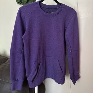 Russell Athletic Thick Purple Longsleeve Pullover Crewneck Sweatshirt size XS